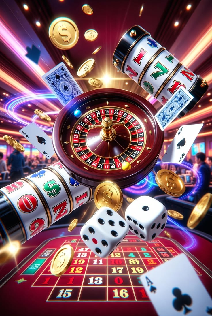 Mobile phone showing Casino Hold'em interface with betting buttons and hand information on login bola88